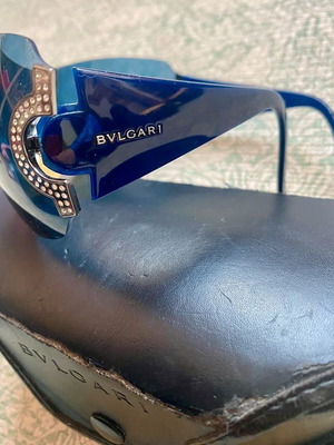 Bvlgari Vintage Women's Sunglasses Blue Navy used
