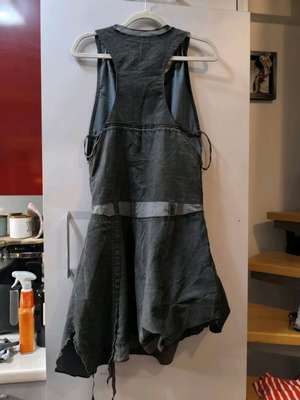 Attrattivo dress used, midi, fine corduroy, size S