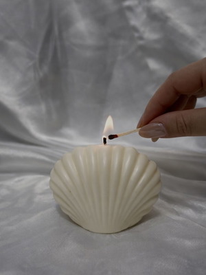 Vegetable candle shell new handmade rapeseed