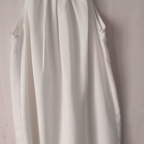 White women's summer dress Mango M used