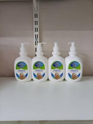 Αντισηπτικό τζελ χεριών με αντλία Damo Chem 500ml πακέτο 4 τεμάχια καινούργιο