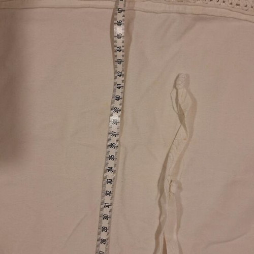 Skirt alpha line cotton used, white, size S