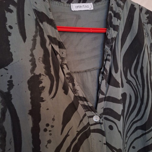 Celestino dress with animal print like new, with belt