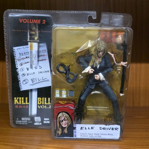 NECA Kill Bill Vol. 2 Elle Driver 2004 Figure new with damaged packaging