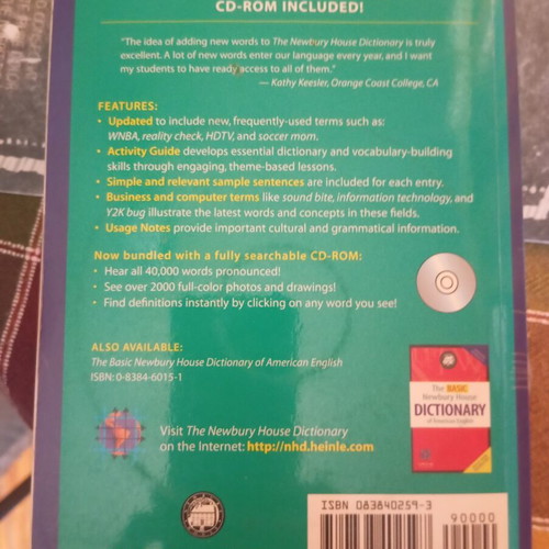 The Newbury House Dictionary of American English