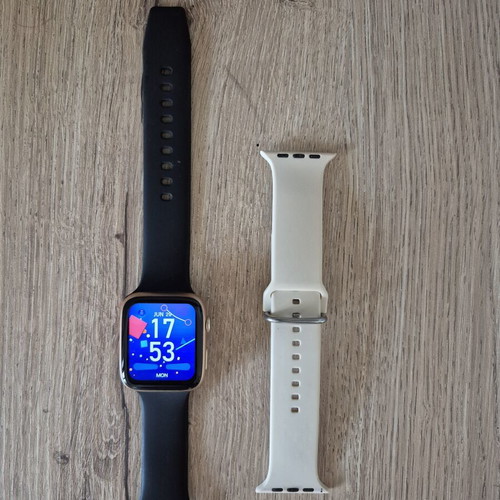 Smartwatch 1.75'' Aluminium Case like new with 2 silicone straps