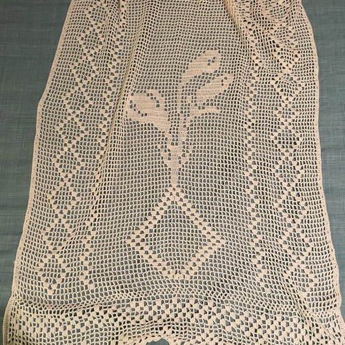 Hand-Embroidered Table Linen 1m x 70cm like new