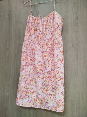 H&M Floral Midi Dress XL like new, multicolor