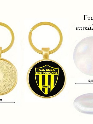 Μπρελόκ Δόξα Μητρόπολης Καρδίτσας 1952 καινούργιο, επικάλυψη ακρυλικό