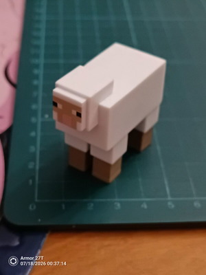 Φιγούρα Minecraft Sheep 3D Toppeez 6 εκ. της Giochi Preziosi καινούργιο