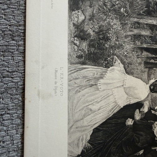 Engraving collectible used, 19x28 cm