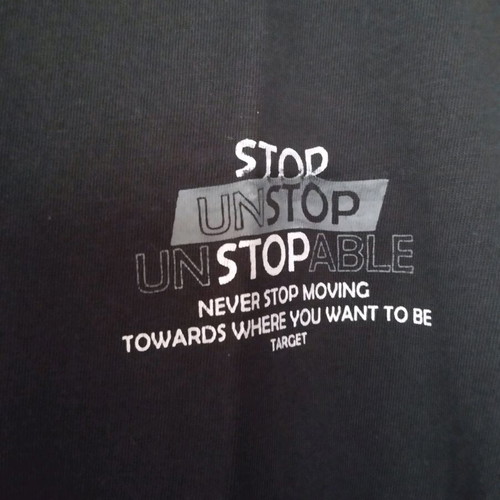 T-shirt with long sleeves used, black cotton size M