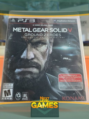 Metal Gear Solid V Ground Zeroes PS3 game like new