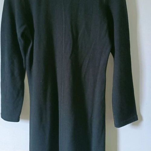 Parthenis midi dress black like new, 70% cotton 30% wool