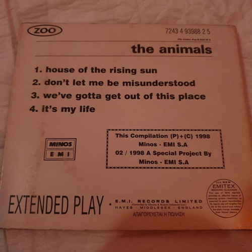 The Animals CD new, folk