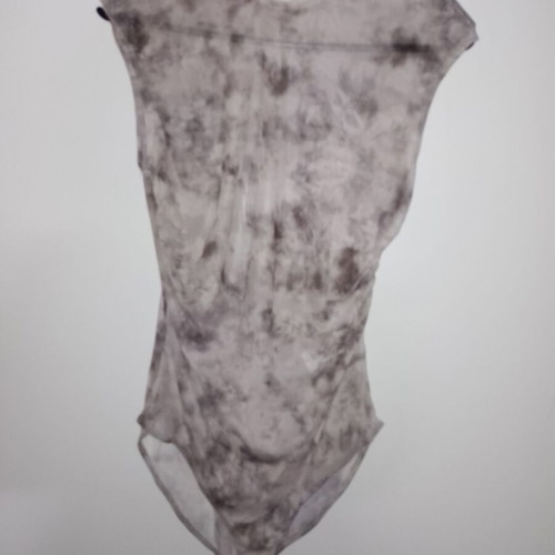 Stradivarius transparent tulle bodysuit like new, size medium