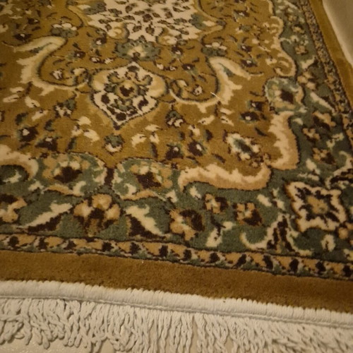 Machine-made rugs set of 3 like new, 1.5x0.75 m, with fringes
