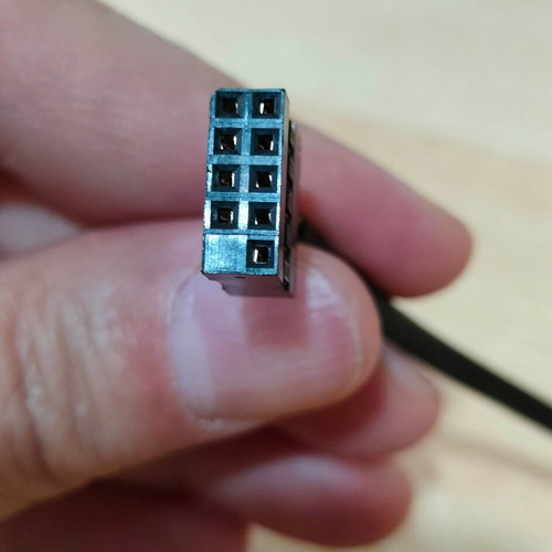 Internal USB Motherboard Header to Serial RS232 DB9 Adapter new