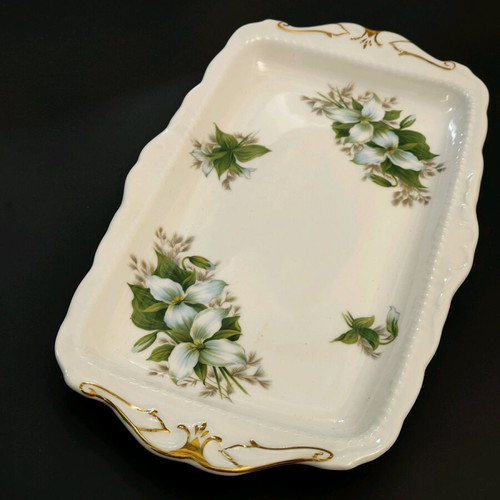 Royal Albert Trillium porcelain platter like new