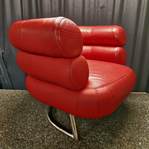 ClassiCon Bibendem chairs like new, set of 2, red leather