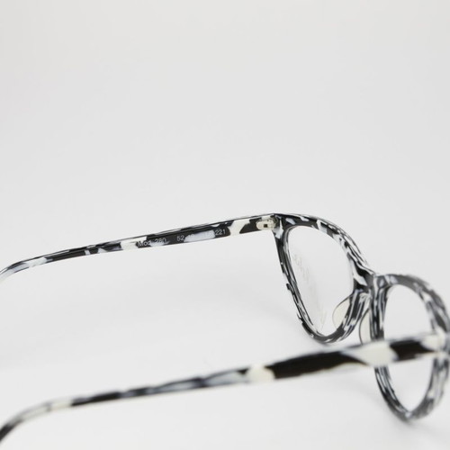 Robert La Roche eyeglasses new, vintage 80s, black and white