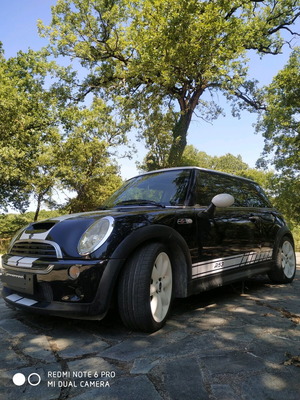 Mini Cooper S "Compressor" 163hp σαν καινούργιο, 2004, μαύρο