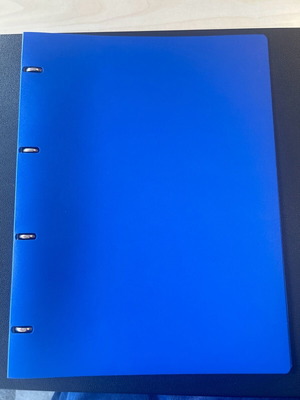 Binder folder with 4 openings new