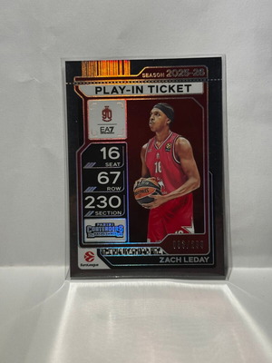 2025-26 Panini Contenders Euroleague Zach Leday card new /299
