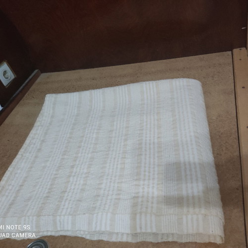 Vintage Handwoven Loom Cover 1960s