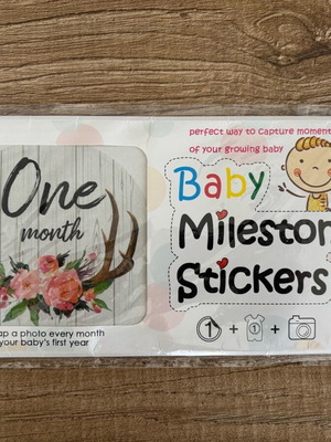 Baby Milestone Stickers new with floral designs for baby growth