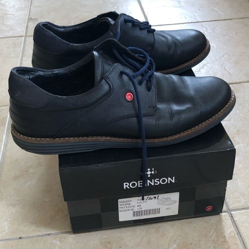 Robinson men's black casual shoes used size 42