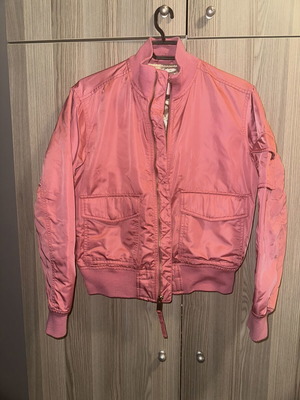 Jacket pink, like new, with lining, size M