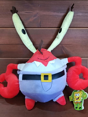 Mr.Krabs SpongeBob 2007 plush toy new