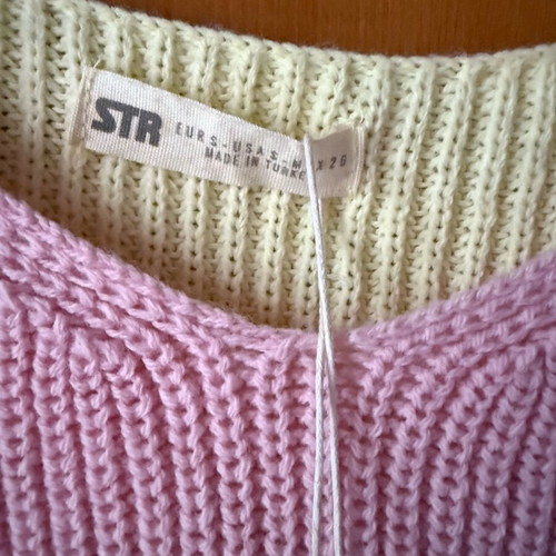 Stradivarius women's knitted sweater new, multicolor, size S