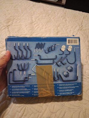 Haken-Set wall hooks set, 30 pieces with PVC coating