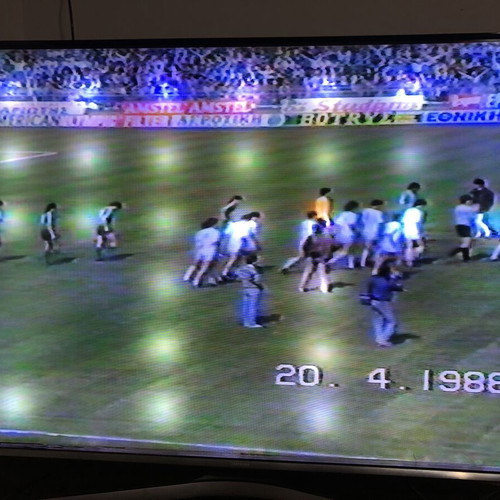 Panathinaikos VHS tapes used, 5 full matches 1987-1988 season