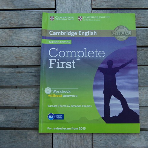 Complete First Cambridge English workbook like new