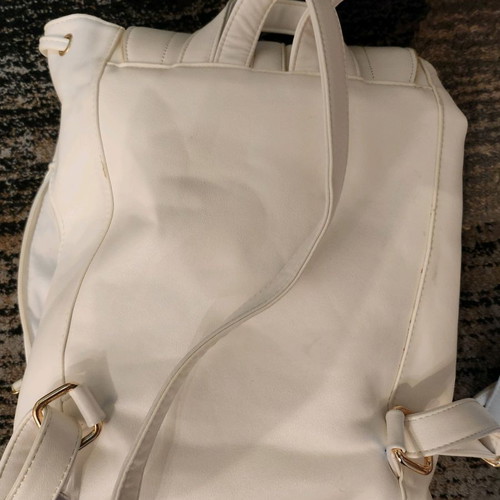 White backpack used
