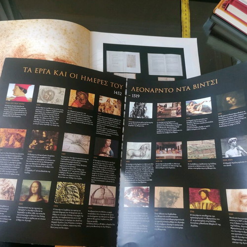 Leonardo DaVinci Tribute 90 Pages Used