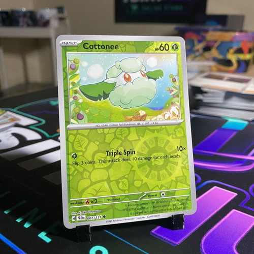 Cottonee Pokemon TCG card like new