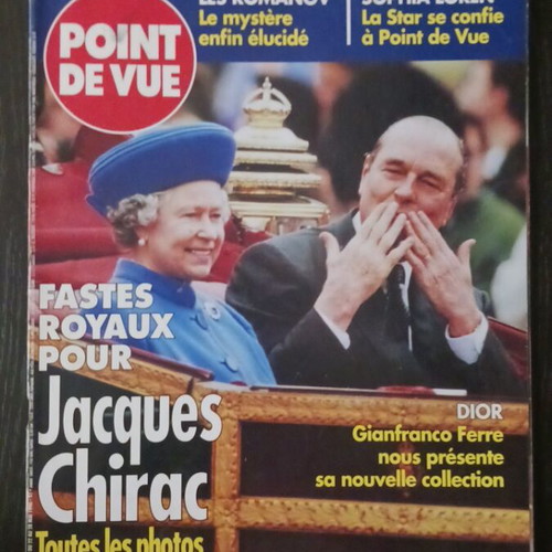 Point de Vue magazine Queen Elizabeth May 1996