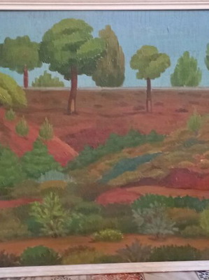 Oil painting by S. Papaspyropoulos used 50x80