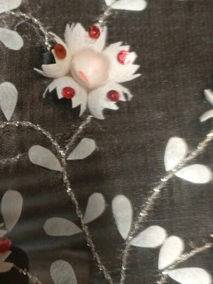 Silkworm painting used