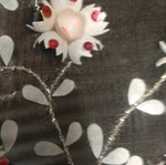 Silkworm painting used