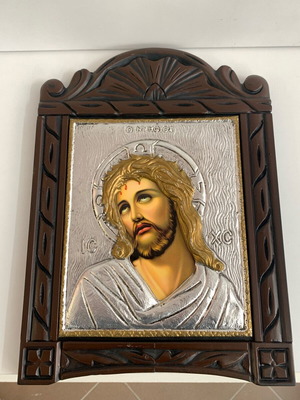 Jesus Christ Icon 35x26 Like New