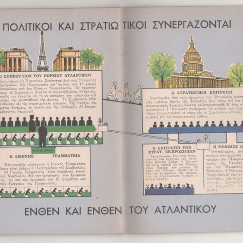 NATO propaganda booklet like new, 1950s peace theme
