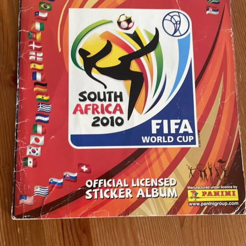 Panini 2010 FIFA World Cup South Africa sticker album used