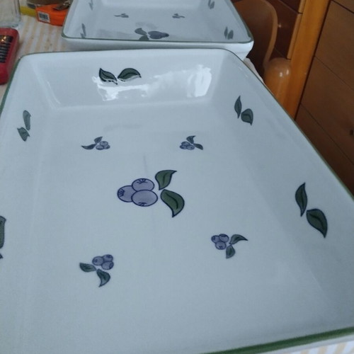 Pyrex heat-resistant ceramics new, set of two