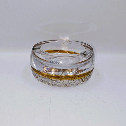 Krosno Crystal Ashtray used