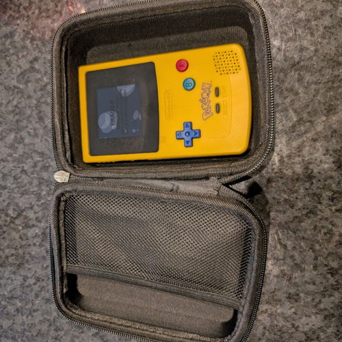 Nintendo Game Boy Color with IPS screen, lithium battery, type-c charger like new